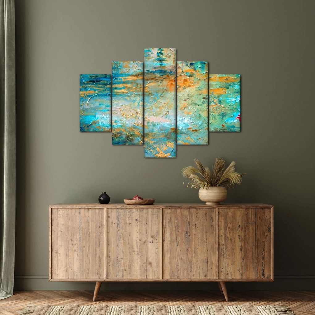 A kék absztrakció képe (150x105 cm)
