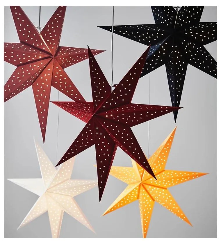 Piros függő karácsonyi fénydekoráció Clara – Markslöjd