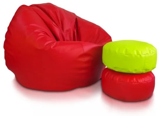 Babzsák Sakwa L eco-bőr TiaHome - Fehér