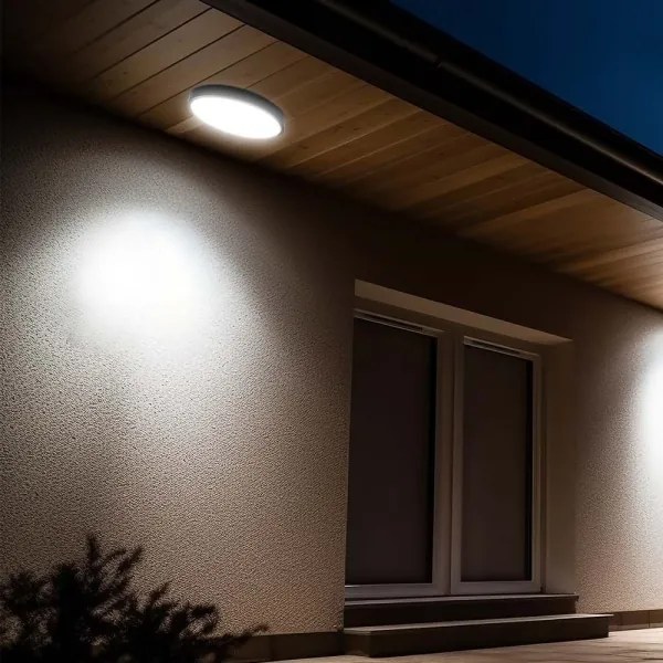 LED fürdőszobai mennyezeti lámpa szenzorral LED/36W/230V 4000K IP44 fekete