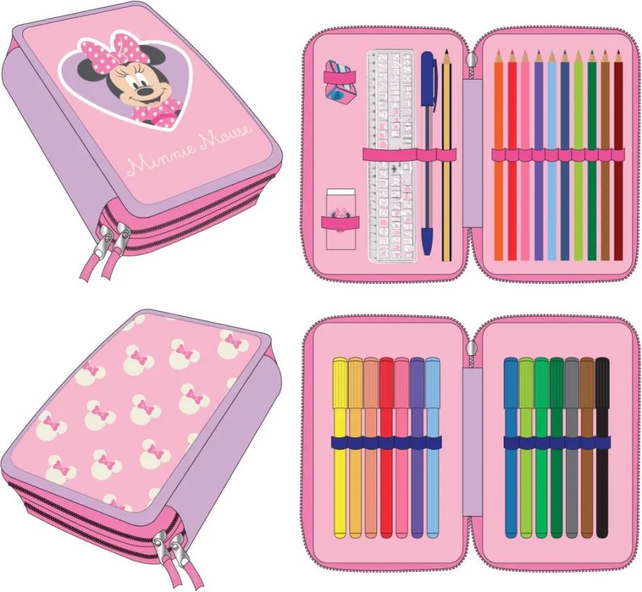 Disney Minnie Heart tolltartó töltött 2 emeletes