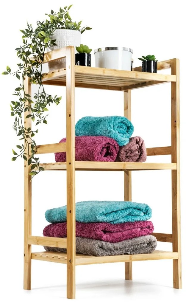 G21 Bambusz polc, 3 polc, 3 emelet