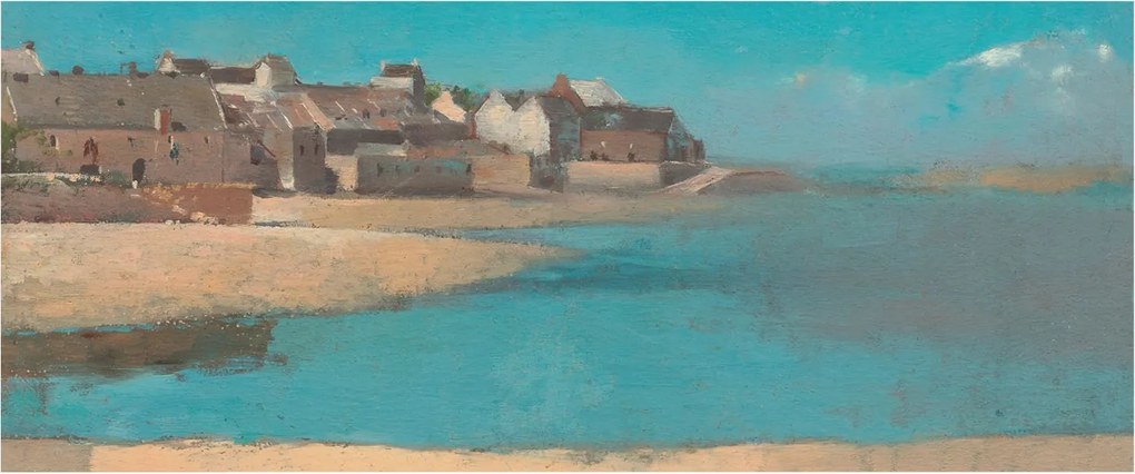 Dekoratív Fotótapéta Flizelin Hálószoba Csendes falu 250x104