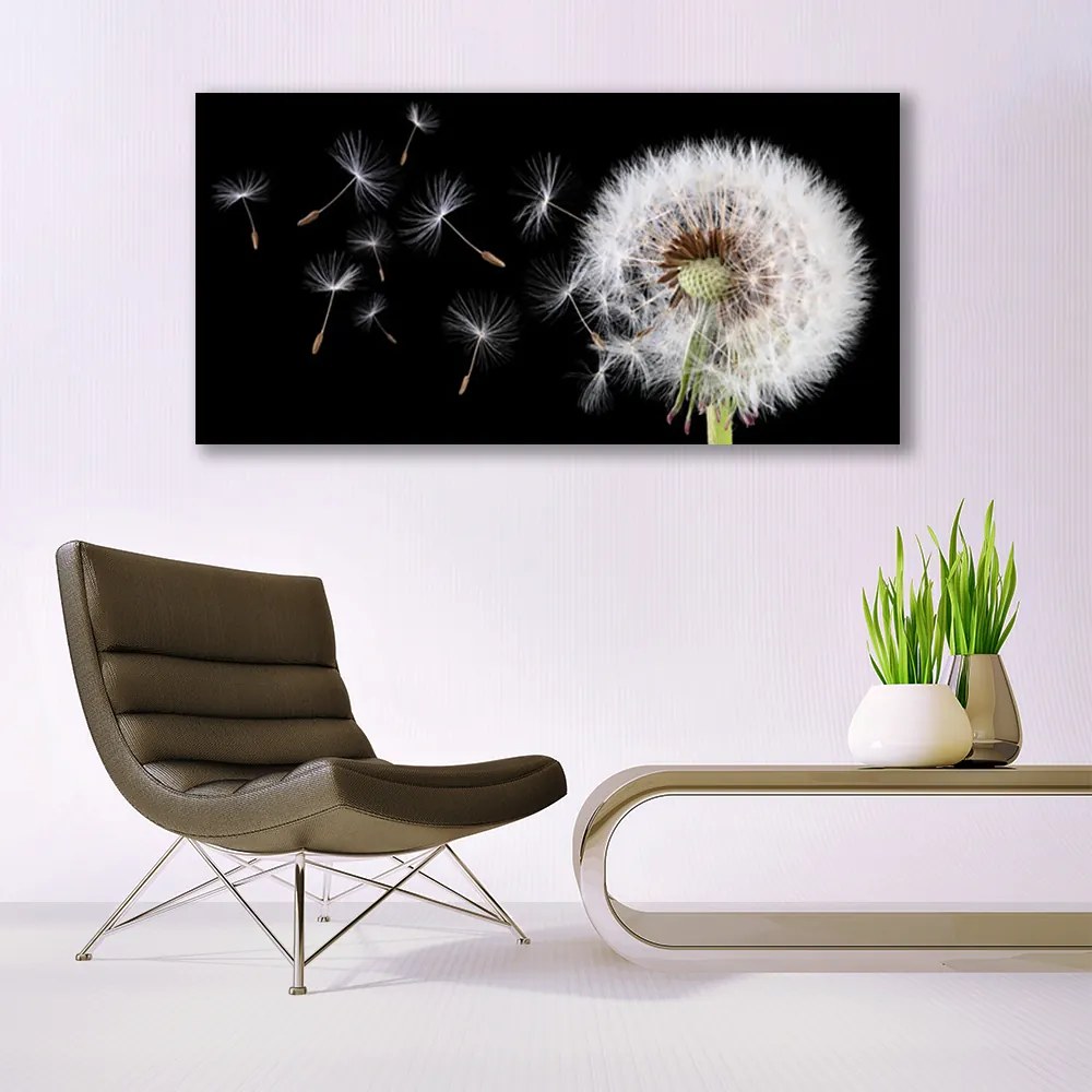 Fali üvegkép Pitypang 120x60cm