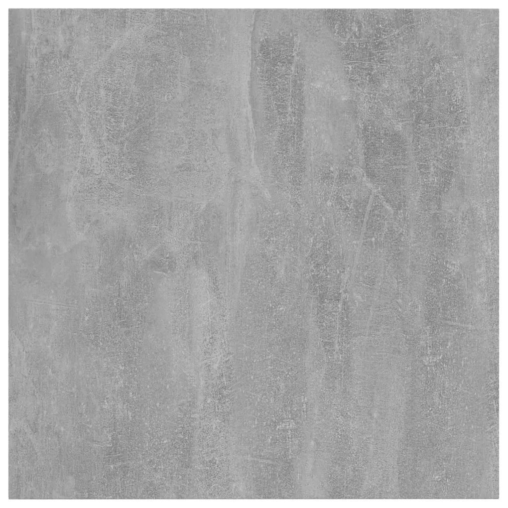 4 db betonszürke szerelt fa könyvespolc 40 x 40 x 1,5 cm
