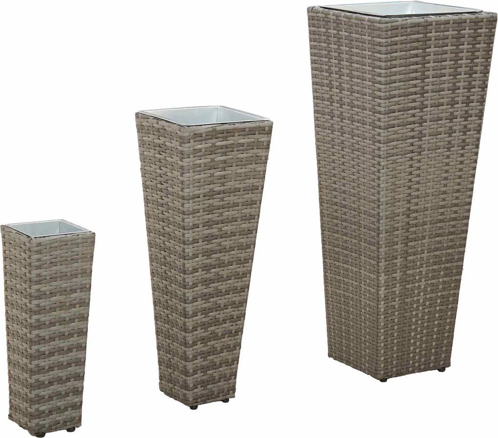 vidaXL Kültéri Készlet 3 pcs Fém