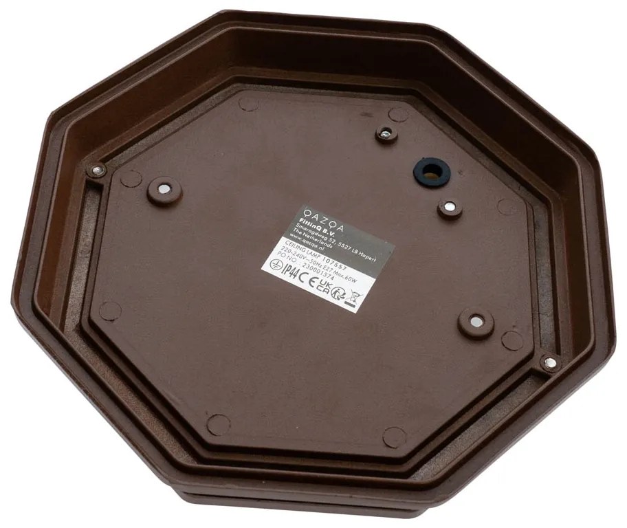 Rusztikus mennyezeti lámpa rozsdabarna 21,3 cm IP44 - Bri