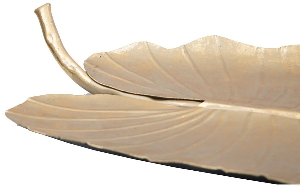 Leaf aranyszínű dekoráció, 35,5 x 23 cm - Mauro Ferretti