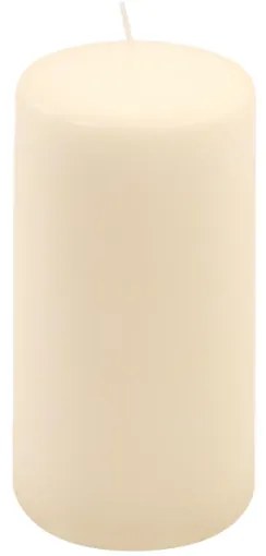 Gyertyakészlet oszlopszerű 15 cm Ø 7,5 cm 4 db krémszínű