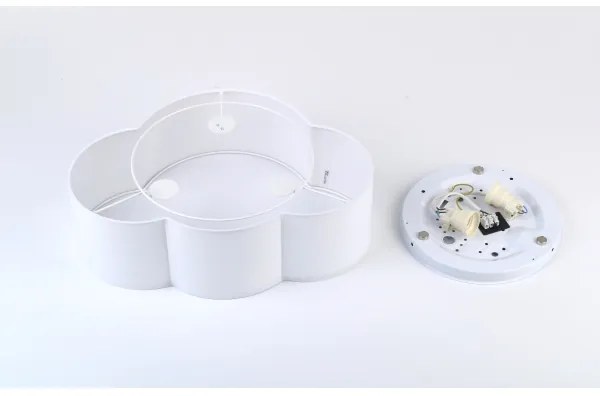 Brilagi - Gyermek mennyezeti lámpa NIMBUS MINI 2xE27/15W/230V 31x43 cm fehér