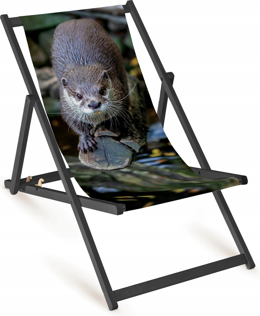 Összecsukható Fa Napozóágy Horgászathoz Strapabíró Kerti Napozóágy Strand Nyomtatás