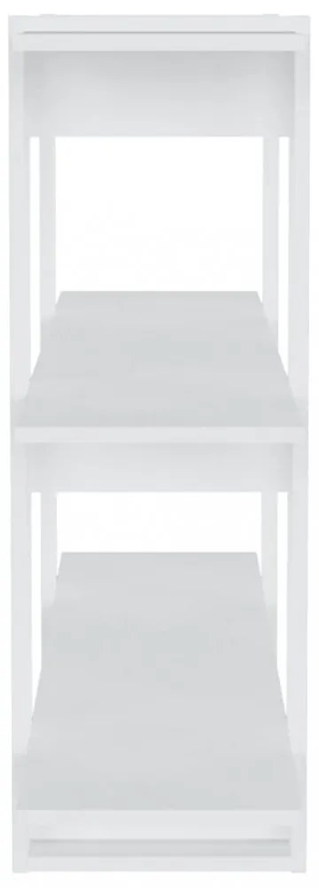fehér könyvszekrény/térelválasztó 100 x 30 x 87 cm