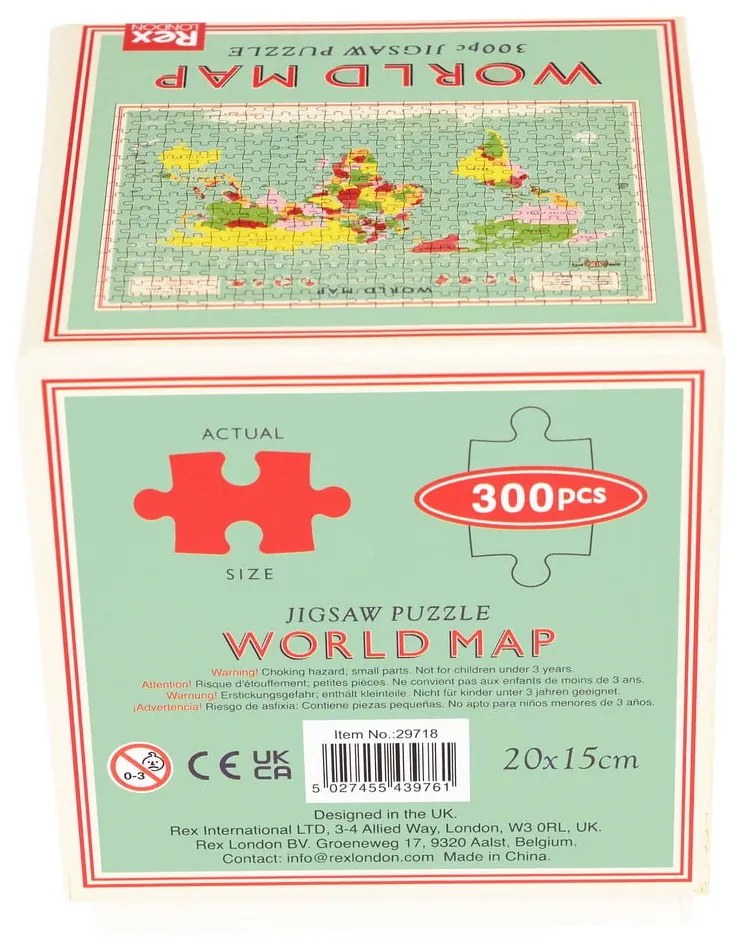 World Map gyerek puzzle - Rex London