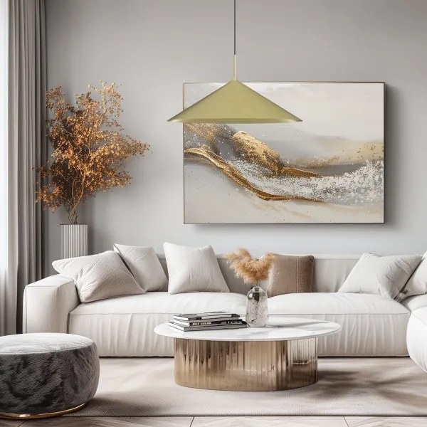 CAPITAL csillár kábellel 1xGX53/15W/230V, átm. 60 cm, arany