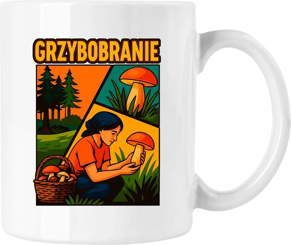 Bögre Gombaölő Gomba Erdő 1 Fehér 330ml