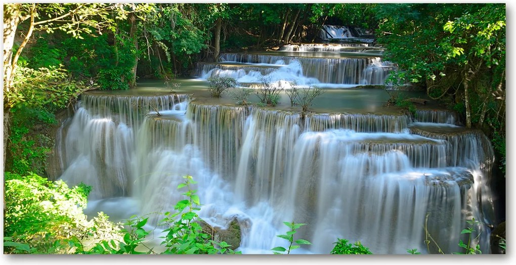 Fotó kép edzett üveg vízesés 140x70