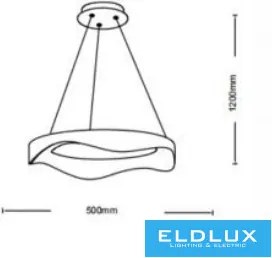 ELDLUX A67-N3C Modern Led Függesztett Lámpa IP20