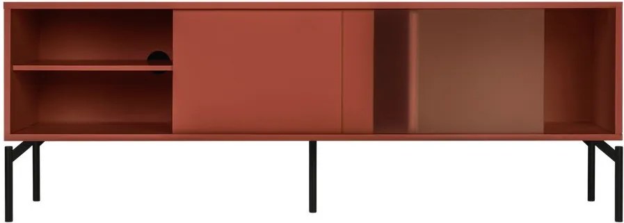 Terrakotta színű TV-állvány 160x60x42 cm Met – noo.ma