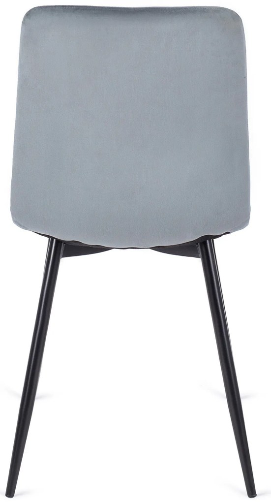 Szürke bársony szék ROBIN