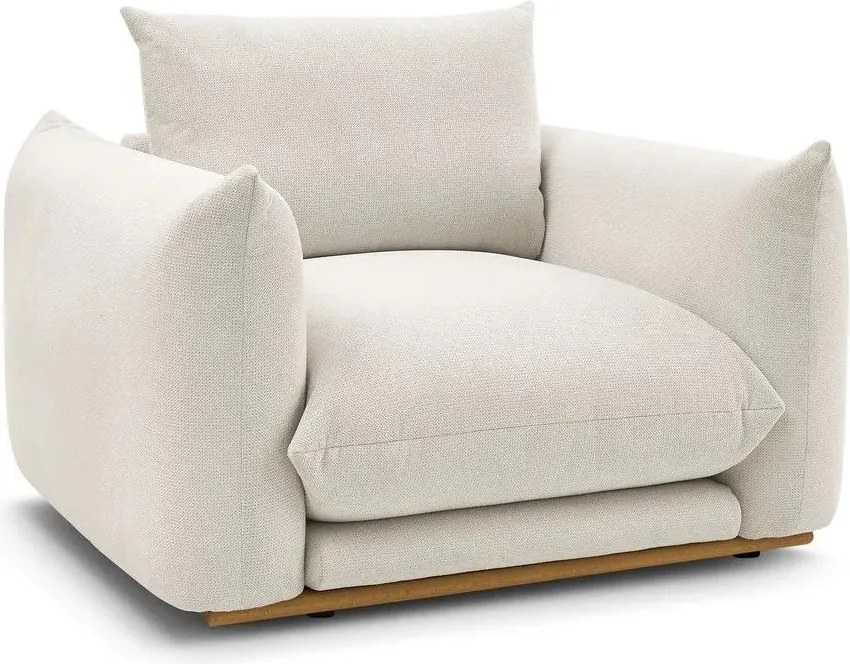 Krémszínű fotel Ernest – Bobochic Paris