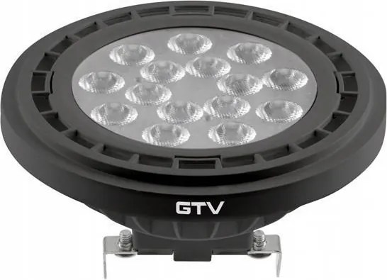 Led izzó A-g AR111 G53 12V DC 12,5W Ww 40st fekete Gtv