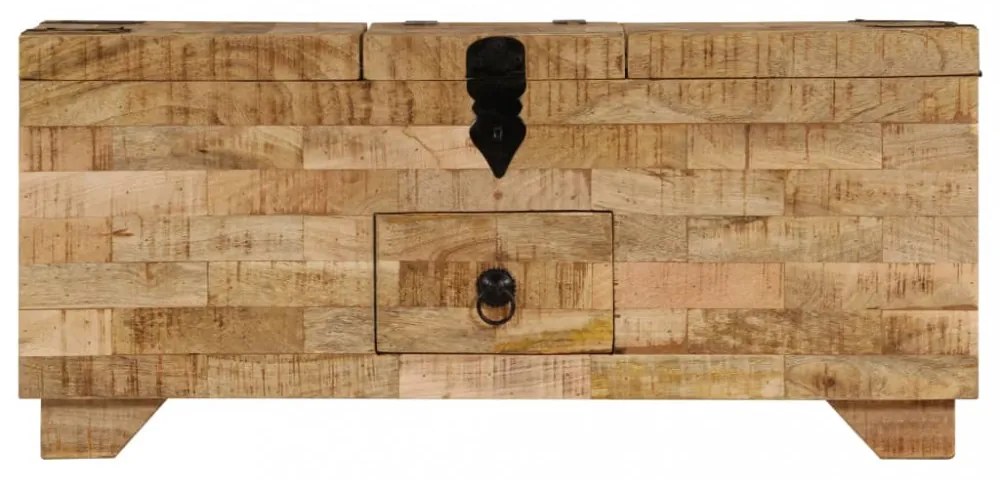 tömör mangófa dohányzóasztal 80 x 40 x 35 cm