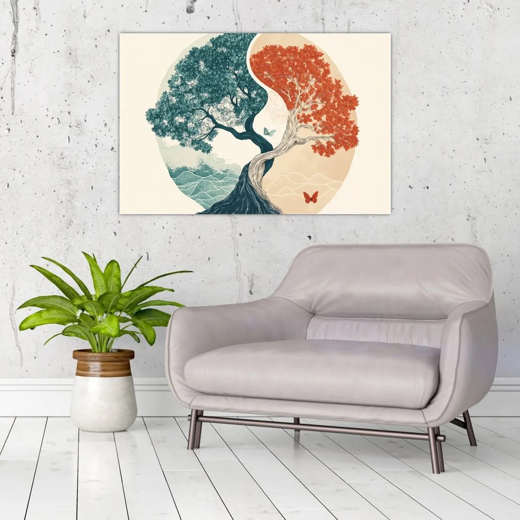 Kép – Energiafa (90x60 cm)