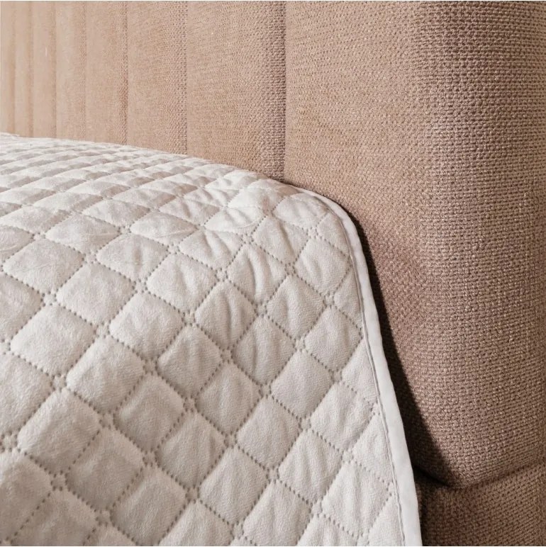 LUNEXA 180x200 cm-es kárpitozott ágy, tárolóhelyiséggel