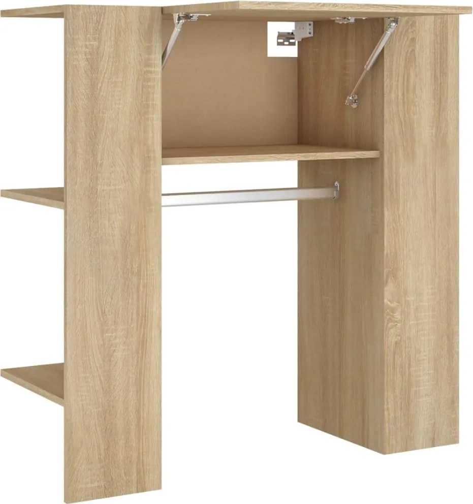 vidaXL sonoma tölgy szerelt fa előszobaszekrény 97,5x37x99 cm