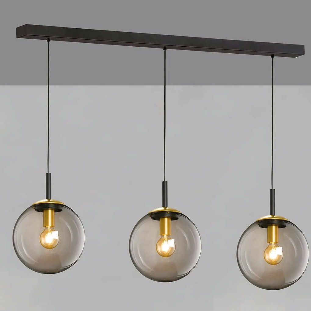 Fischer & Honsel modern függeszték dini fekete fhl60890