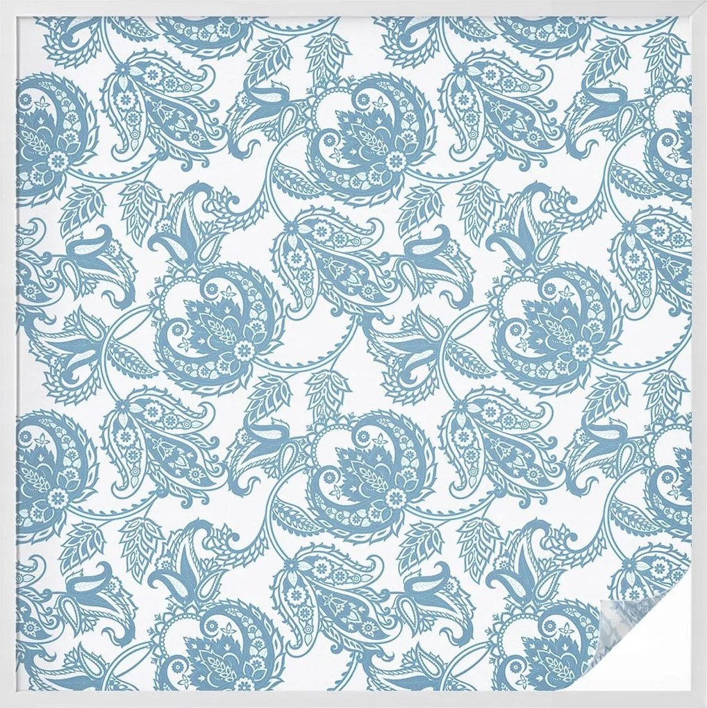 Szélvédőfólia Adatvédelem Ablak Kék díszek 100x100 cm