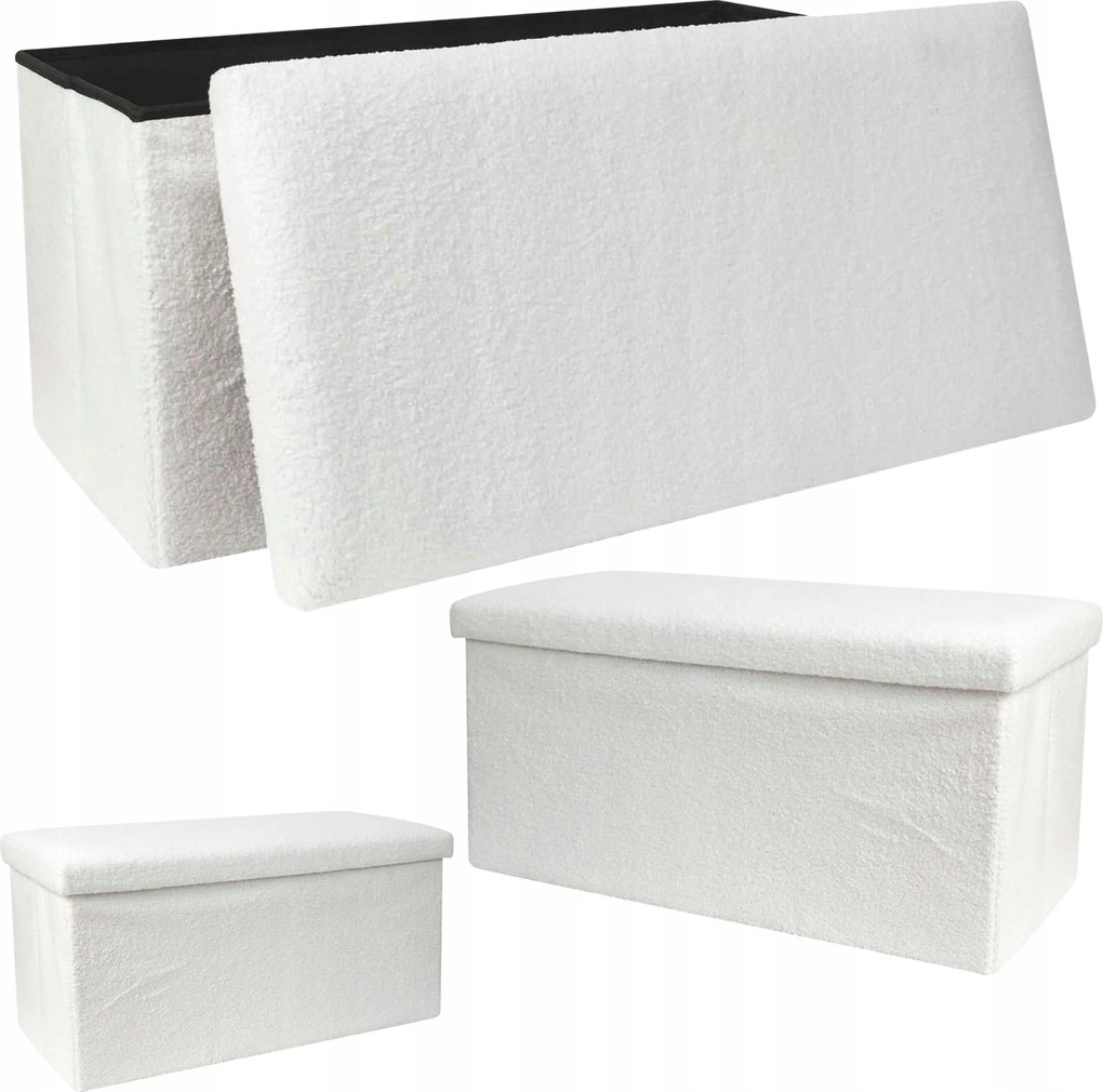 Puff Softy bárány ülőke nappaliba összecsukható tárolóval boho