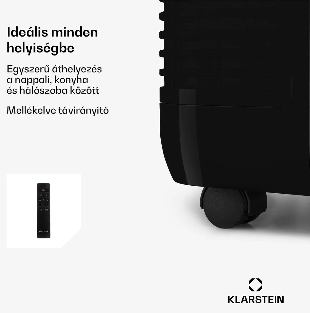 Klarstein Grandbreeze Eco 12K, 3 az 1-ben klíma, 460 m³/ó, 12.000 BTU/1,35 kW