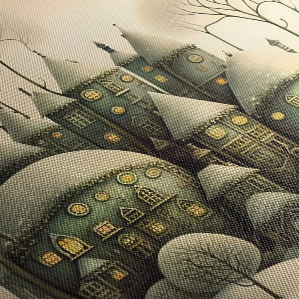 Kép - Mesebeli házikók (120x50 cm)