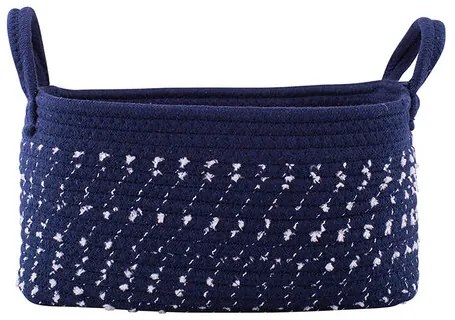 Altom Dark blue pamut szögletes kosár, 21 x 31 x 16 cm, S