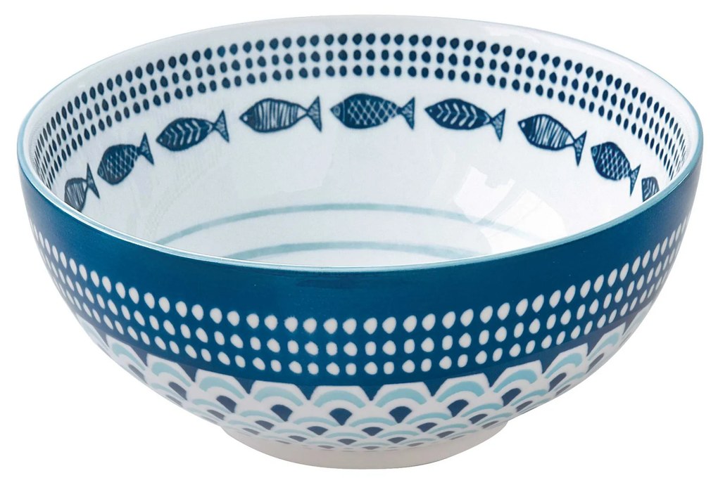 Porcelán halmintás müzlis tál 17,5 cm Sea Shore