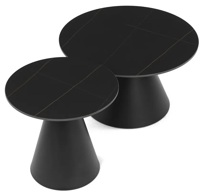 F4118 BK konferenciaasztal-készlet, márvány, 2 db