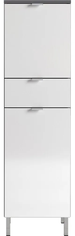 Mauresa fehér-szürke szekrény, magasság 120 cm - Germania