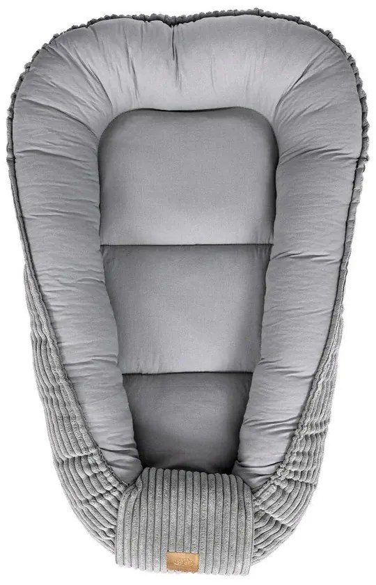 Szürke babafészek 55x83 cm – Meowbaby