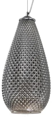 Csillár zsinóron PETRA 1xE27/60W/230V szürke