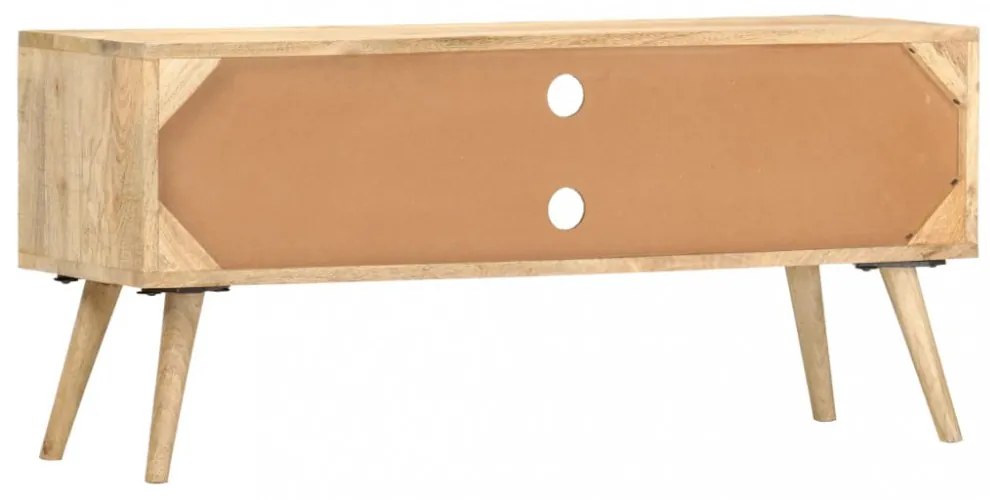 tömör mangófa TV-szekrény 100 x 30 x 45 cm
