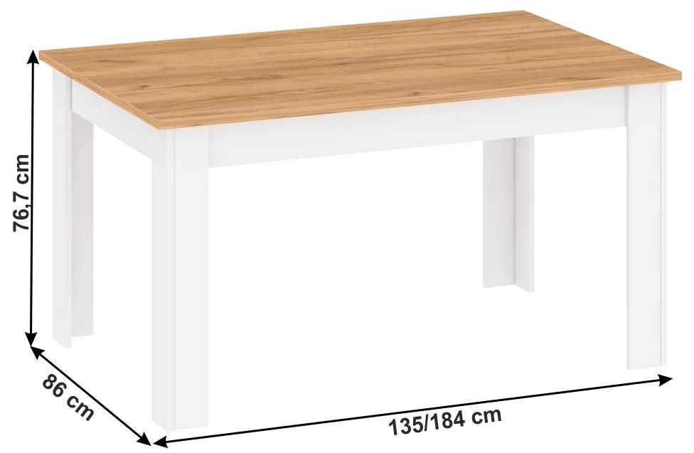 Étkezőasztal Lanuelle S (pre 4 osoby). 1017023