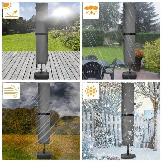 Kingsleeve® Napernyő védőhuzat 3,3 m - antracit