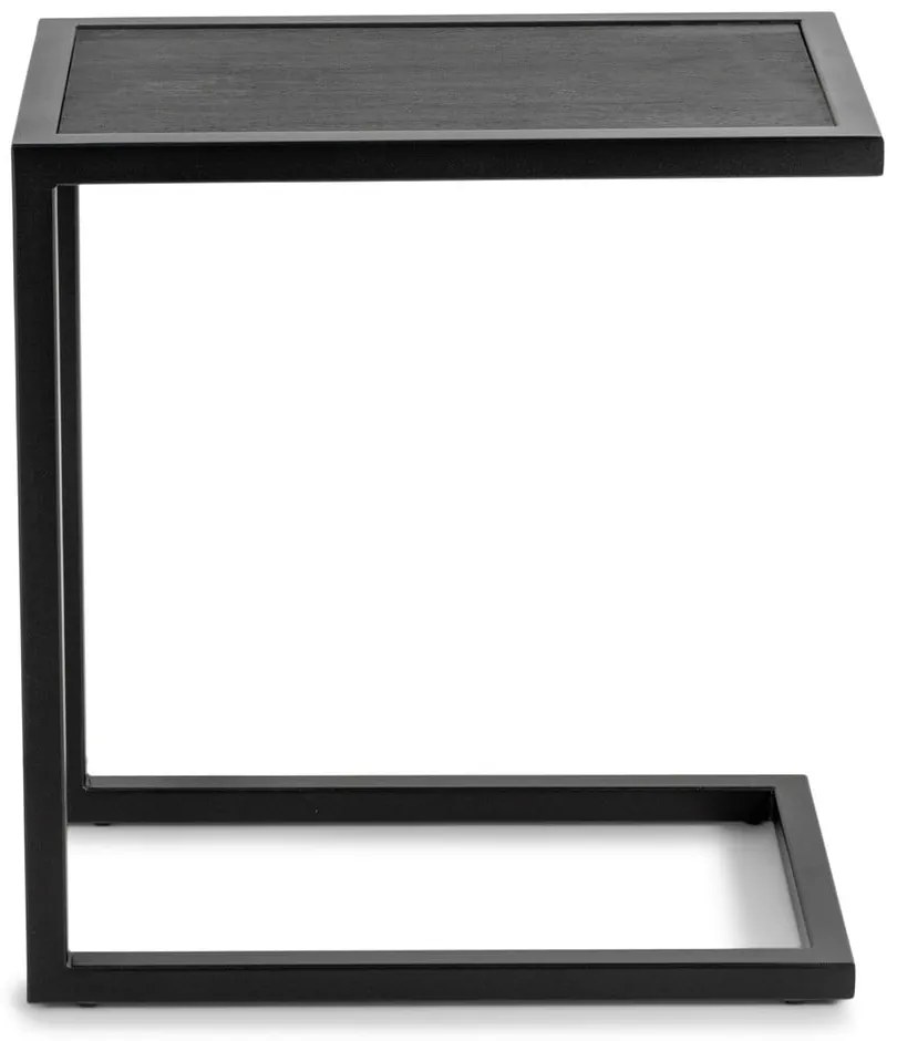 Tárolóasztal tölgyfa asztallappal 50x30 cm Daniël – Spinder Design