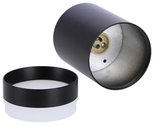 Spotlámpa TUBA 1xGU10/15W/230V fekete