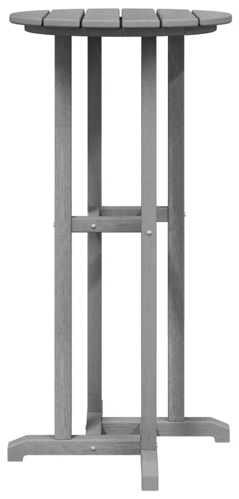 Bárasztal Világosszürke 55x55x107 cm HDPE