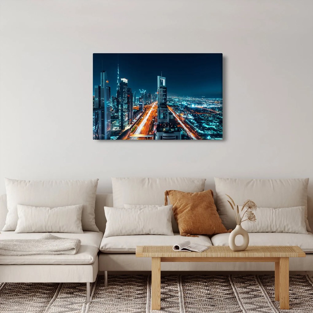 Kép - Dubai éjszaka (90x60 cm)