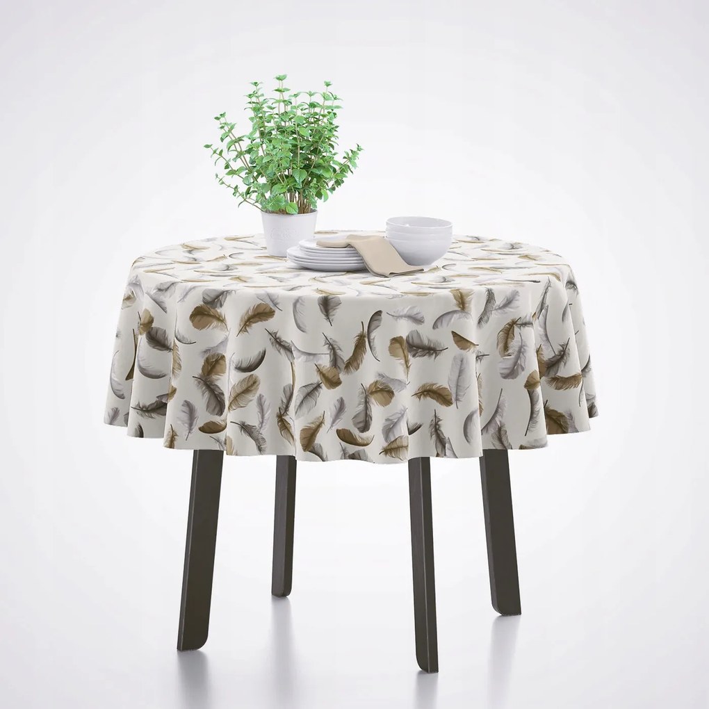 Kerek Abrosz Asztalra ,toll, Átmérője 140 CM.