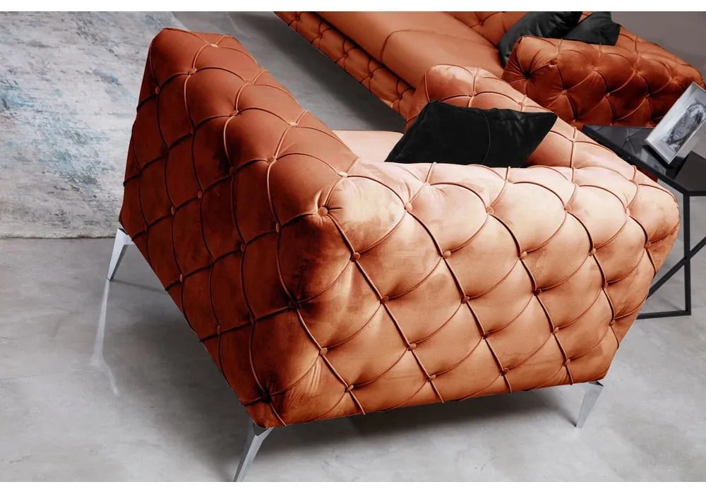 Narancssárga fotel Como – Artie