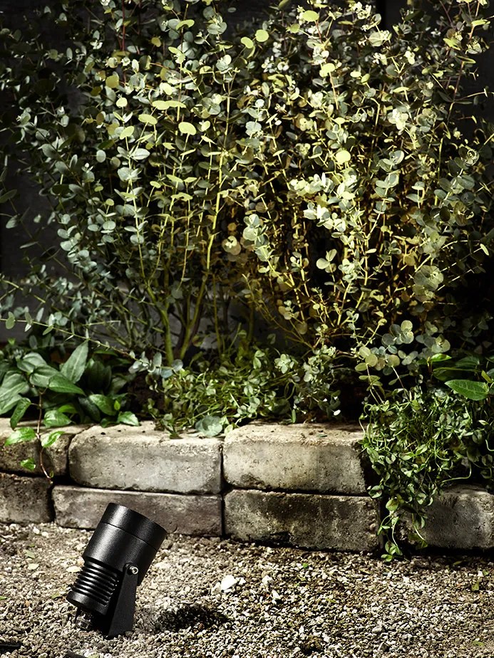 MARKSLÖJD 106930 GARDEN24 Kültéri Növényvilágító Lámpa Fekete LED IP44